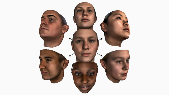 3d modelling faces